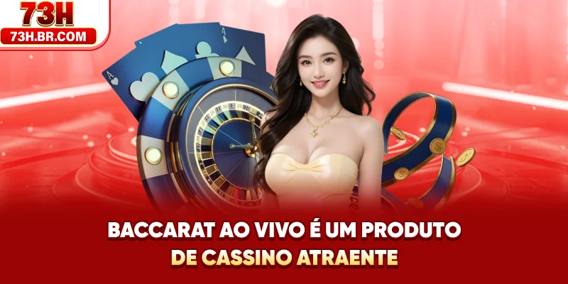 Baccarat ao Vivo é um produto de cassino atraente