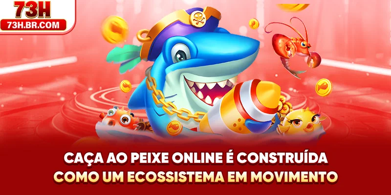Caça ao Peixe Online é construída como um ecossistema em movimento