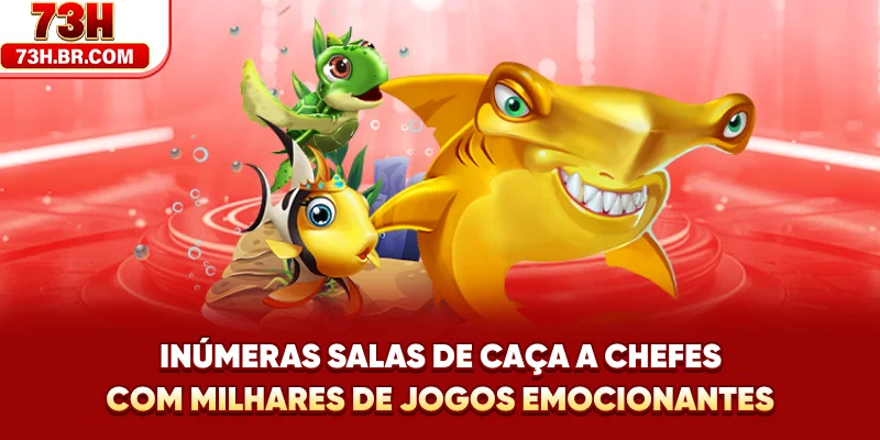 Inúmeras salas de caça a chefes com milhares de jogos emocionantes